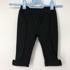 Janie & Jack Leggings Baby Girl 12-18 Mos Black NWT Bow Seam Front